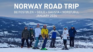 Stunning Norway Road Trip Across Four Incredible Ski Resorts  January 2024 [upl. by Reeva444]