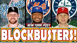 3 BLOCKBUSTER MLB Trades Proposals Crochet Dodgers Vladdy Mets Bohm Mariners [upl. by Flavius837]