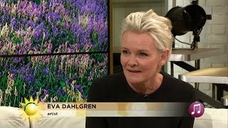 Eva Dahlgren Jag är ingen scenmänniska  Nyhetsmorgon TV4 [upl. by Flita]