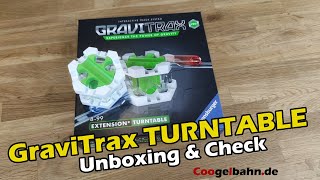 GraviTrax TURNTABLE Unboxing ➕ Aufbau ➕ Test  Eine wirklich coole Erweiterung coogelbahnde [upl. by Atnoid]