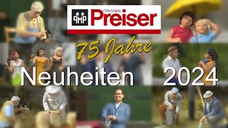 Preiser Miniaturfiguren Neuheiten 2024 [upl. by Cosmo]