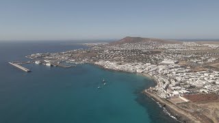 Playa Blanca Lanzarote December 2022 Drone 4K [upl. by Langille200]