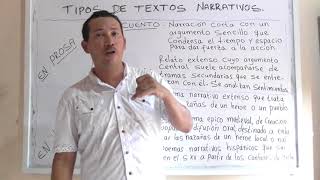 TIPOS DE TEXTOS NARRATIVOS  EXPLICACIÓN COMPLETA FÁCIL DE ENTENDER [upl. by Rocky570]