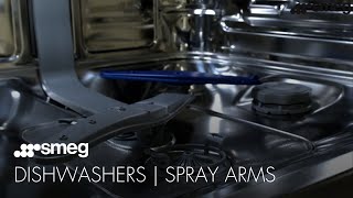 How to Remove amp Clean the Spray Arms  Smeg Dishwashers [upl. by Anecusa]