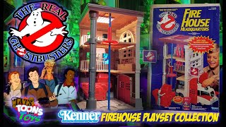 Original Ghostbusters Firehouse Playset  1987 Tats Toons amp Toys  Episode 21 [upl. by Hildegard]