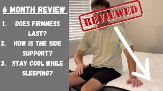 Zinus Mattress in a Box  6 Month Review [upl. by Ccasi]