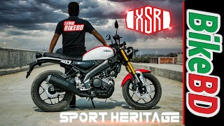 Yamaha XSR 155 First Impression Review By Team BikeBD [upl. by Eada513]