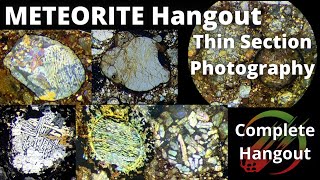 Meteorites Under a Microscope Thin Section Photography Examining Chondrules Chondrites Carbonaceous [upl. by Tung252]