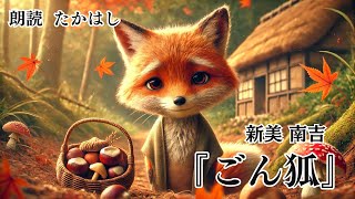 【朗読】ごん狐 作：新見南吉【一度聴いたら忘れられない声】 作業用bgm 睡眠用bgm 睡眠導入 暇つぶし ナレーション 朗読 声優 癒し 読み聞かせ [upl. by Tobye]