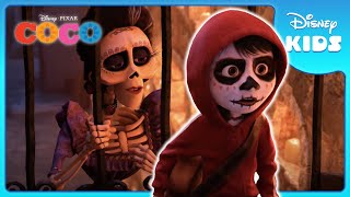 👻 Spirit Creatures Guide Miguel’s Journey  Coco  Disney Kids [upl. by Devehcoy418]