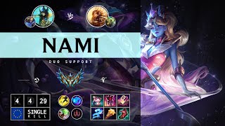 Nami Support vs Leona  EUW Challenger Patch 1414 [upl. by Ainud]