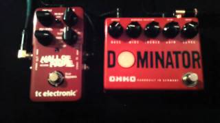 Okko Dominator Distortion  TC Electronic Hall of Fame Reverb  Guitar Demo [upl. by Hcurob]