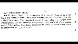 Define Bohrs effect chemistrynotes chemistry hptet ctetpaper2 ctet tgtcommissionbscchemistry [upl. by Sucam]