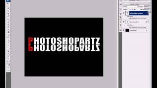 Text Spiegeln  Photoshop Tutorial Basic [upl. by Ecyob670]