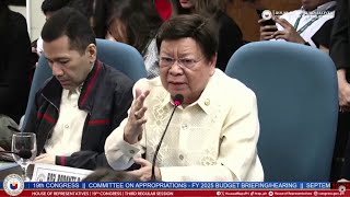 Members of the House in the budget hearing react to absence of a representative for OVP [upl. by Afrika]