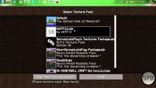 Minecraft 12 Mit Texturepack durch Wände schauen Tutorial [upl. by Hyo]