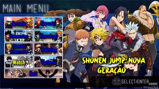 Shonen Jump Nova Geração Mugen V2  Gameplay [upl. by Ulund]