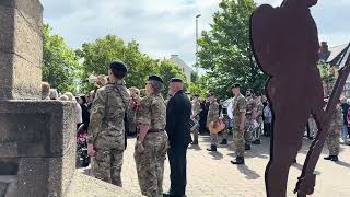 Coalville DDay 80th Anniversary Ceremony June 2024 [upl. by Secundas226]