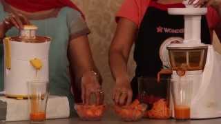 Wonderchef Slow Juicer Vs Fast Juicer [upl. by Tenney137]