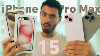 فتح علبه iPhone 15 Pro Max  شياكة الTitanium✨️ [upl. by Bernita]