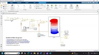 Simulación de Tanque de Almacenamiento de Agua Caliente Estratificada [upl. by Irtimd]