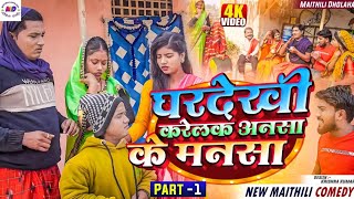 नशेड़ी लड़का के घरदेखी केरलके मनशा  Part 1  Maithili comedy 2024  Laduwa Comedy  Kolkata wali [upl. by Yleek]