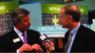 FloorDailynet Piet Dossche Discusses Coretec Plus and the Other New 2013 Products with US Floors [upl. by Radke]