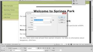 Dreamweaver CS6 Training  Part 21  Modifying and Deleting Links  Creating a Website Course [upl. by Aiekal751]