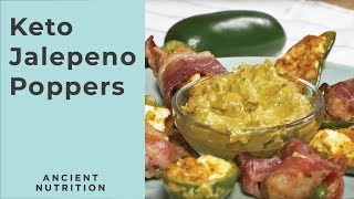 Keto Jalapeño Poppers  Ancient Nutrition [upl. by Swayne]