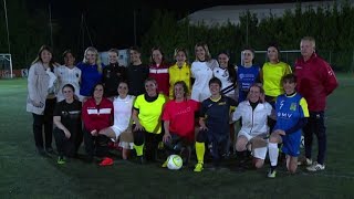 Il Vaticano in campo con una squadra di calcio femminile [upl. by Acimahs147]