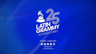 Anuncio de Nominaciones Latin GRAMMY 2024 [upl. by Alyda533]