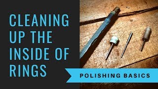 How To Clean Up The Inside Of Rings  Polishing Basics [upl. by Ahsocin]