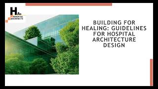 Best Hospital Architects in DelhiMumbaichennai and Bangalore [upl. by Eenoj]