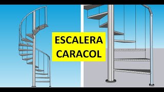 ✅ COMO DISEÑAR UNA ESCALERA CARACOL 🐌  CASO REAL [upl. by Shepard870]