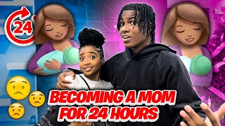 BECOMING THE MOM OF WTO FOR 24 HOURS 😱👩🏾 PT2 EPIC FAIL [upl. by Eelyab712]