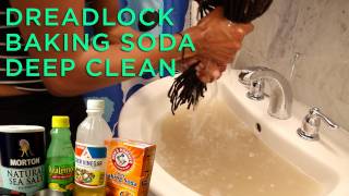 Dreadlocks Baking Soda Deep Clean TutorialReview [upl. by Leahcar738]