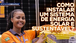 Como instalar um sistema de energia solar eficiente e barato [upl. by Poler]