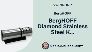 BergHOFF BergHOFF Diamond Stainless Steel Knife Sharpener Review [upl. by Dodwell]