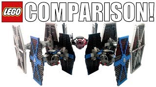 LEGO Star Wars Tie Fighters Comparison 7146 7263 9492 75101 75211 75095 [upl. by Sregor]