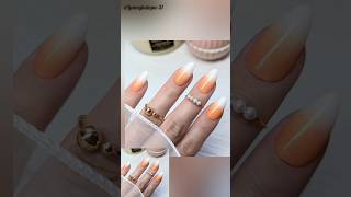 Ombre Nail Art  Ombre nails with sponge  ombre nails nails nailart shorts [upl. by Enitnatsnoc]