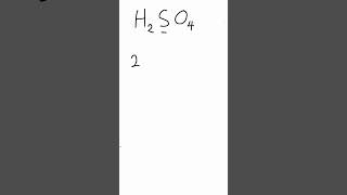 Quick trick in finding oxidation number of sulphur in H2SO4 [upl. by Ludvig]