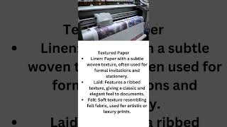 common types of papers used in printing presses [upl. by Dinerman695]