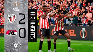 RESUMEN  Athletic Club 20 AZ Alkmaar  Europa League 202425 MD2 [upl. by Ribaj]