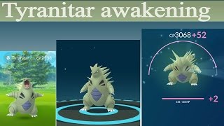 Destroyer Tyranitar  Bite Stone Edge Pokemon go rare gen 2 [upl. by Dole]