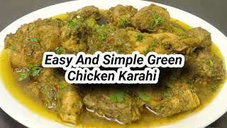 Hariyali Green mutton quick and easy Recipe by Secret recipes Easy Pakistani chicken recipe food [upl. by Clair994]