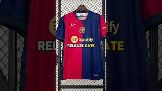 Barcelona’s New Kit Release Date🔴🔵 barcelona shorts youtubeshorts [upl. by Zwick918]