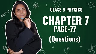 Class 9th chapter 7 page number 77 with full solutions By Alka Maurya chapter 7 MOTION [upl. by Trinl146]