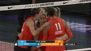 AU Pro Volleyball Game 1 Morgan Hentz Dig Madi Kingdon Rishel Kill [upl. by Eustis611]