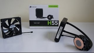 CORSAIR H55 Review Test and Overclock [upl. by Alcott]