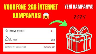 VODAFONE 2GB İNTERNET KAMPANYASI 2024 YENİ KAMPANYA MUTLAKA İZLE BerdanMedyaOfficial [upl. by Kazim]